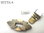 1 Steckschloss gunmetal/silber/lightgold/antique brass