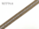 1 m metallisierter Reißverschluss ebenholz-silber schmal inkl. 3 Schieber