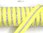 1 m metallisierter Reißverschluss gelb-silber breit inkl. 3 Schieber