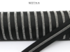 Endlosreißverschluss schwarz-gunmetal breit ab 10cm (ohne Zipper)
